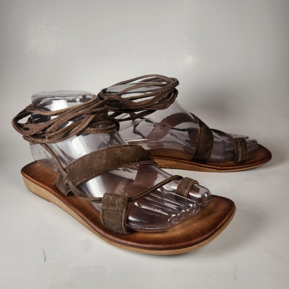 Jeffrey Campbell Shoes - JEFFREY CAMPBELL Women's Sandal Size 36 / 6 Handmade Leather Rawhide Boho Shoe